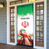 I Stand With Iran Personalized Door Cover Freedom for the Iranian People
