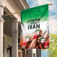 I Stand With Iran Garden Flag Freedom for the Iranian People