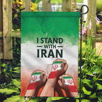 I Stand With Iran Garden Flag Freedom for the Iranian People