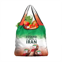 I Stand With Iran Grocery Bag Freedom for the Iranian People