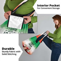 I Stand With Iran Grocery Bag Freedom for the Iranian People