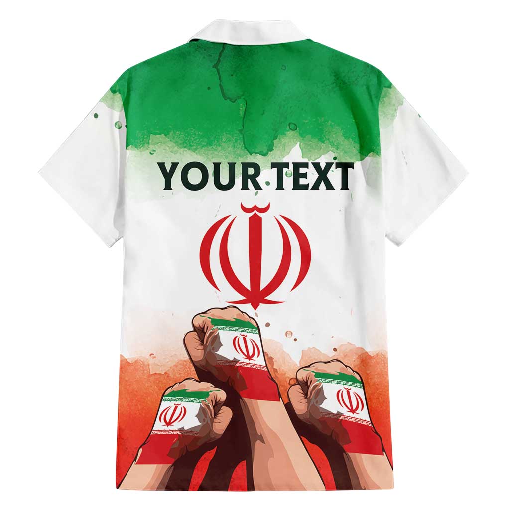 I Stand With Iran Personalized Hawaiian Shirt Freedom for the Iranian People