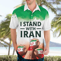 I Stand With Iran Personalized Hawaiian Shirt Freedom for the Iranian People