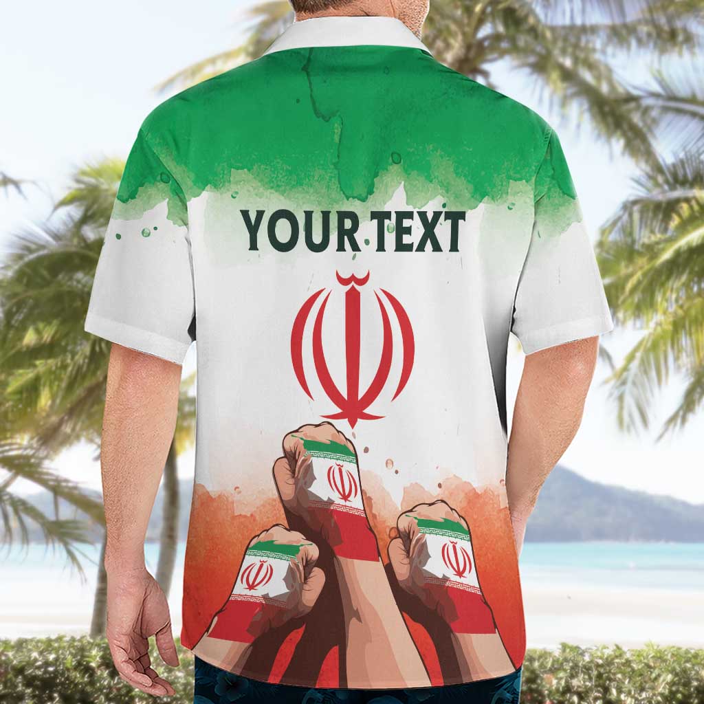 I Stand With Iran Personalized Hawaiian Shirt Freedom for the Iranian People