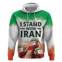I Stand With Iran Personalized Hoodie Freedom for the Iranian People
