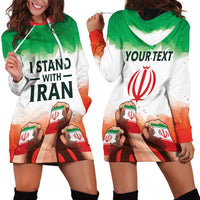 I Stand With Iran Personalized Hoodie Dress Freedom for the Iranian People