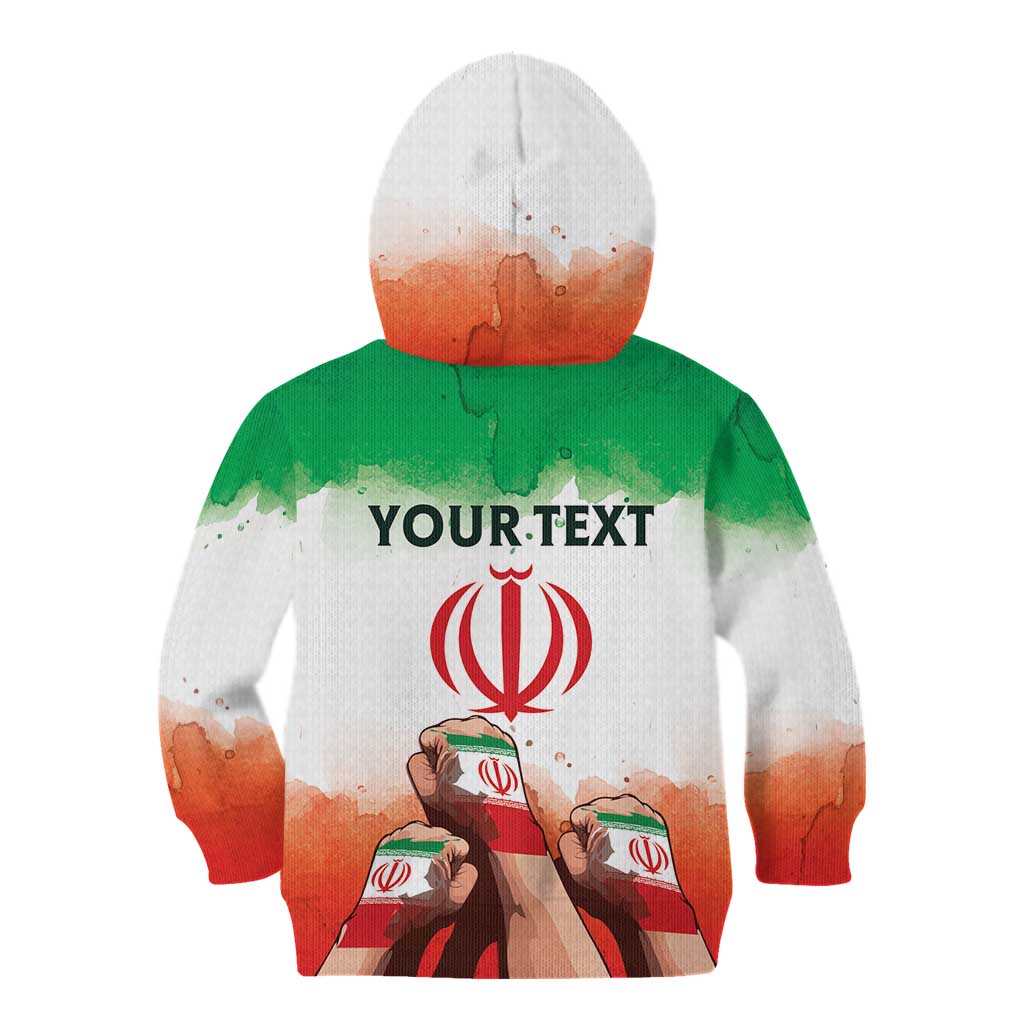I Stand With Iran Personalized Kid Hoodie Freedom for the Iranian People