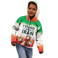 I Stand With Iran Personalized Kid Hoodie Freedom for the Iranian People