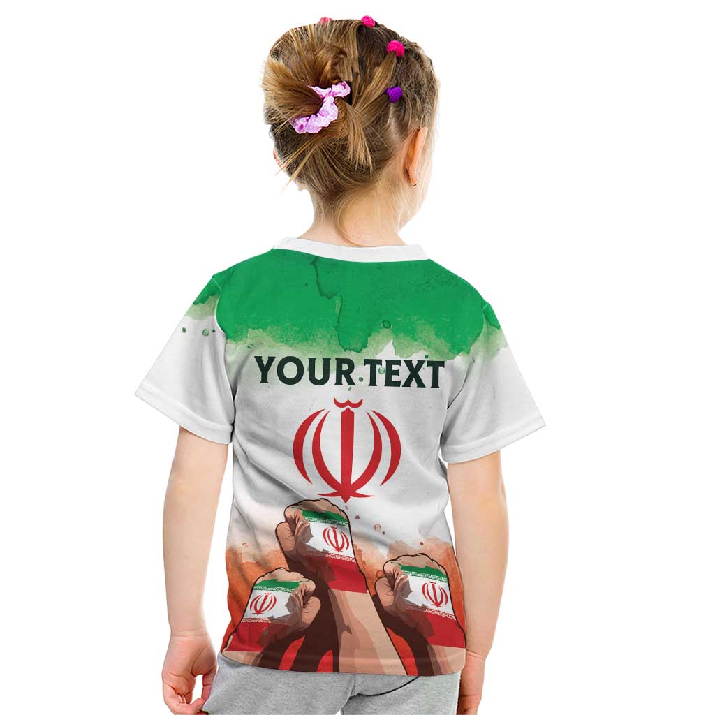 I Stand With Iran Personalized Kid T Shirt Freedom for the Iranian People