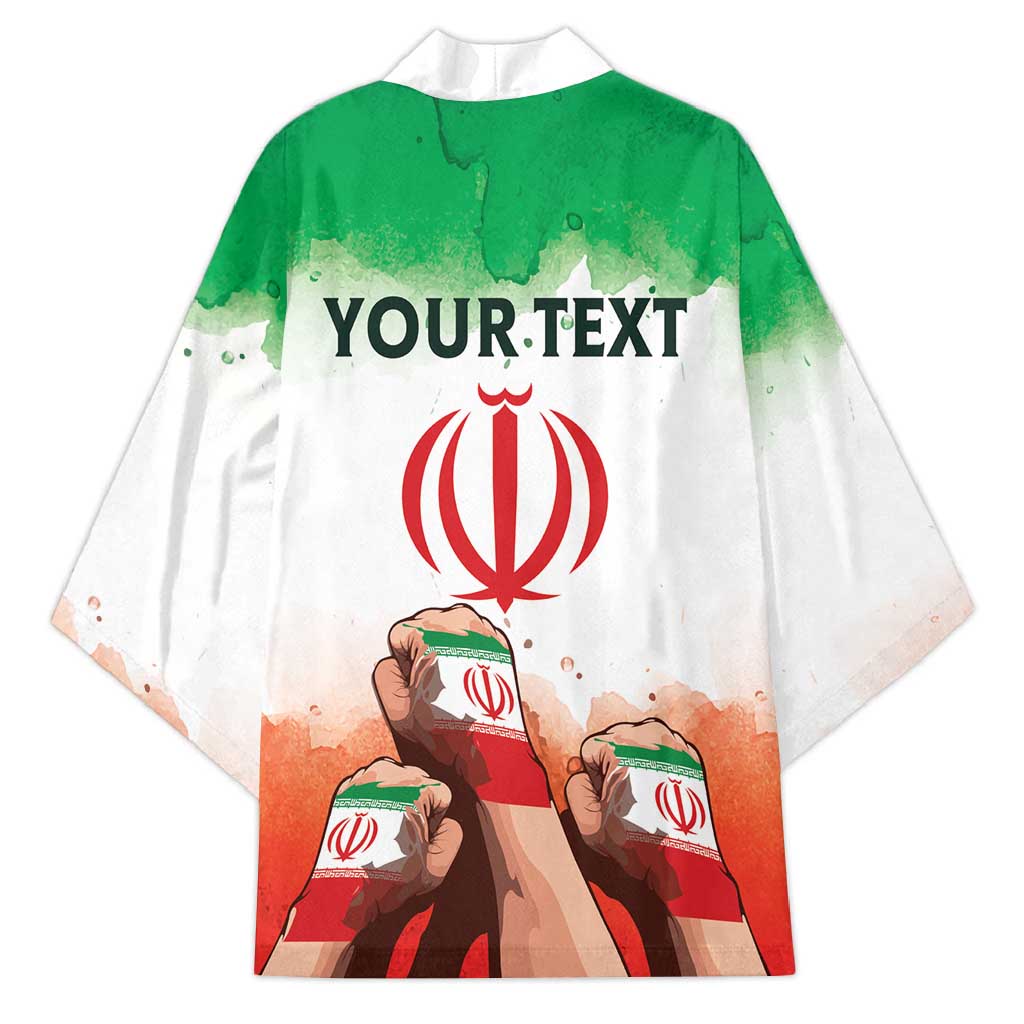 I Stand With Iran Personalized Kimono Freedom for the Iranian People