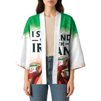 I Stand With Iran Personalized Kimono Freedom for the Iranian People