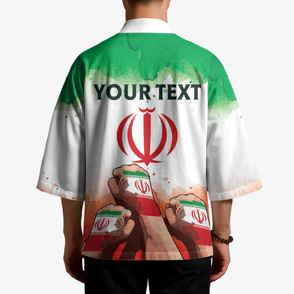 I Stand With Iran Personalized Kimono Freedom for the Iranian People