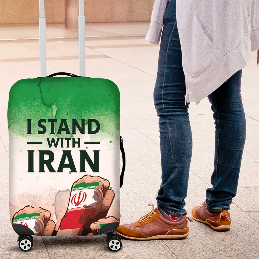 I Stand With Iran Luggage Cover Freedom for the Iranian People
