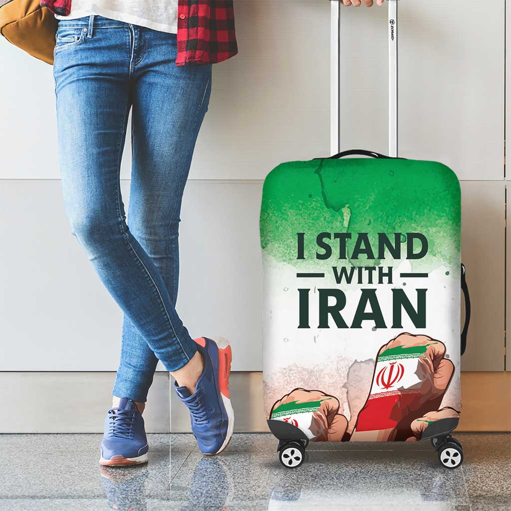 I Stand With Iran Luggage Cover Freedom for the Iranian People