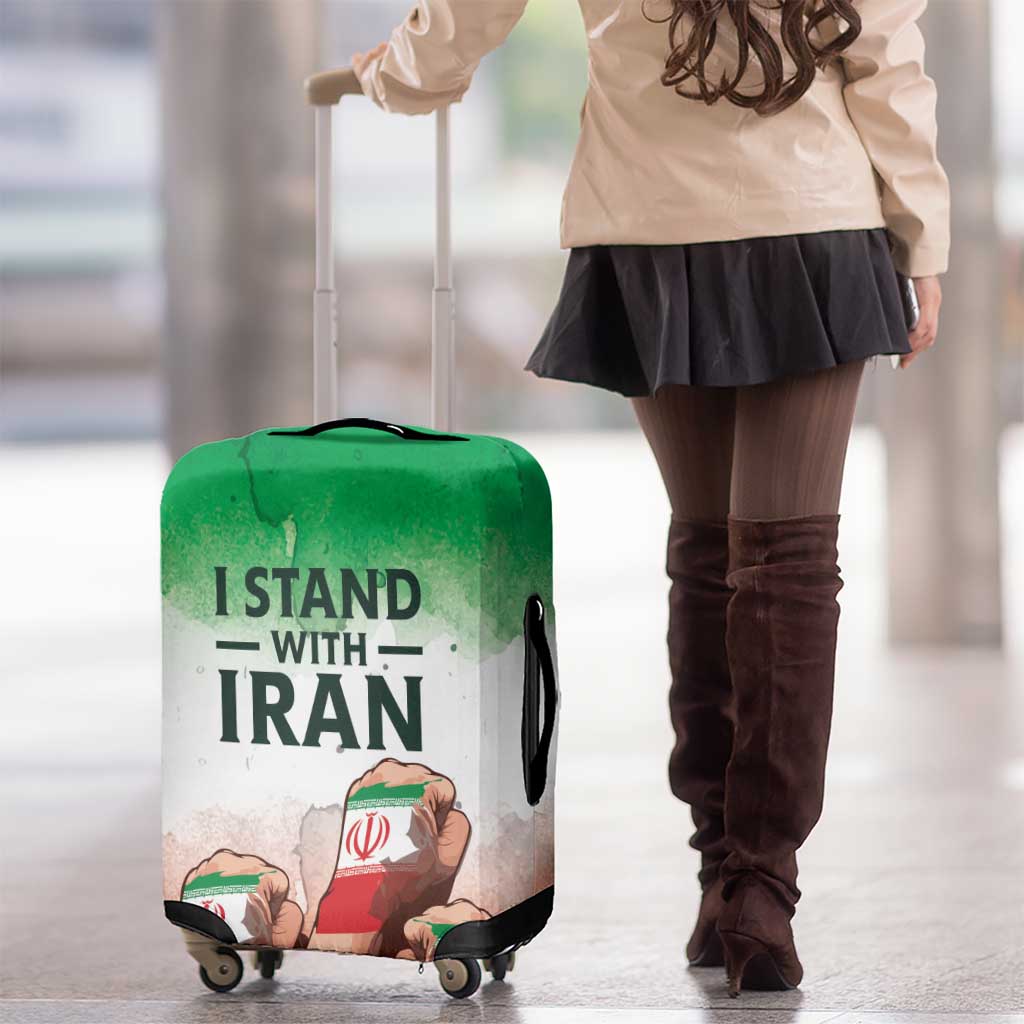 I Stand With Iran Luggage Cover Freedom for the Iranian People