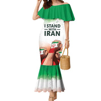 I Stand With Iran Personalized Mermaid Dress Freedom for the Iranian People