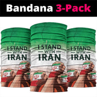I Stand With Iran Neck Gaiter Freedom for the Iranian People