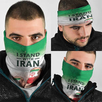 I Stand With Iran Neck Gaiter Freedom for the Iranian People