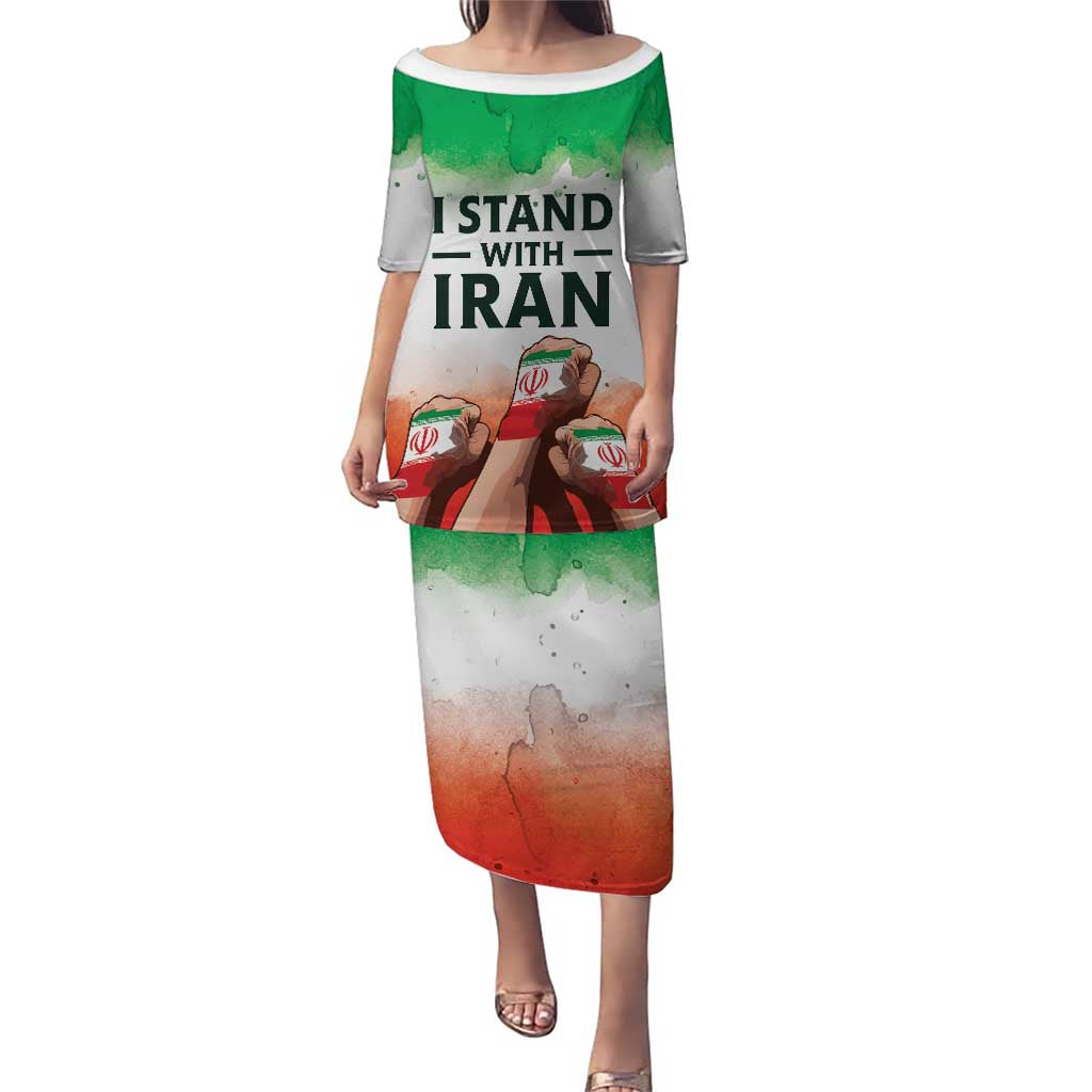 I Stand With Iran Personalized Puletasi Freedom for the Iranian People