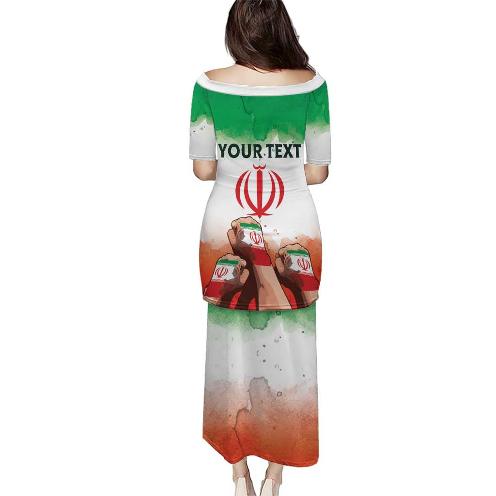 I Stand With Iran Personalized Puletasi Freedom for the Iranian People