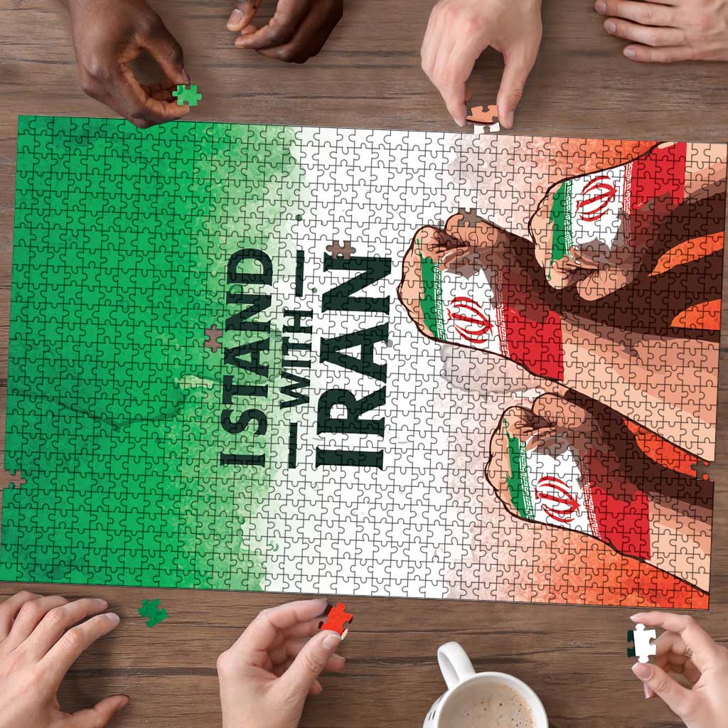 I Stand With Iran Puzzle Freedom for the Iranian People