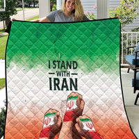 I Stand With Iran Quilt Freedom for the Iranian People