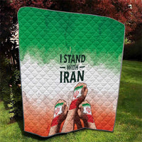 I Stand With Iran Quilt Freedom for the Iranian People