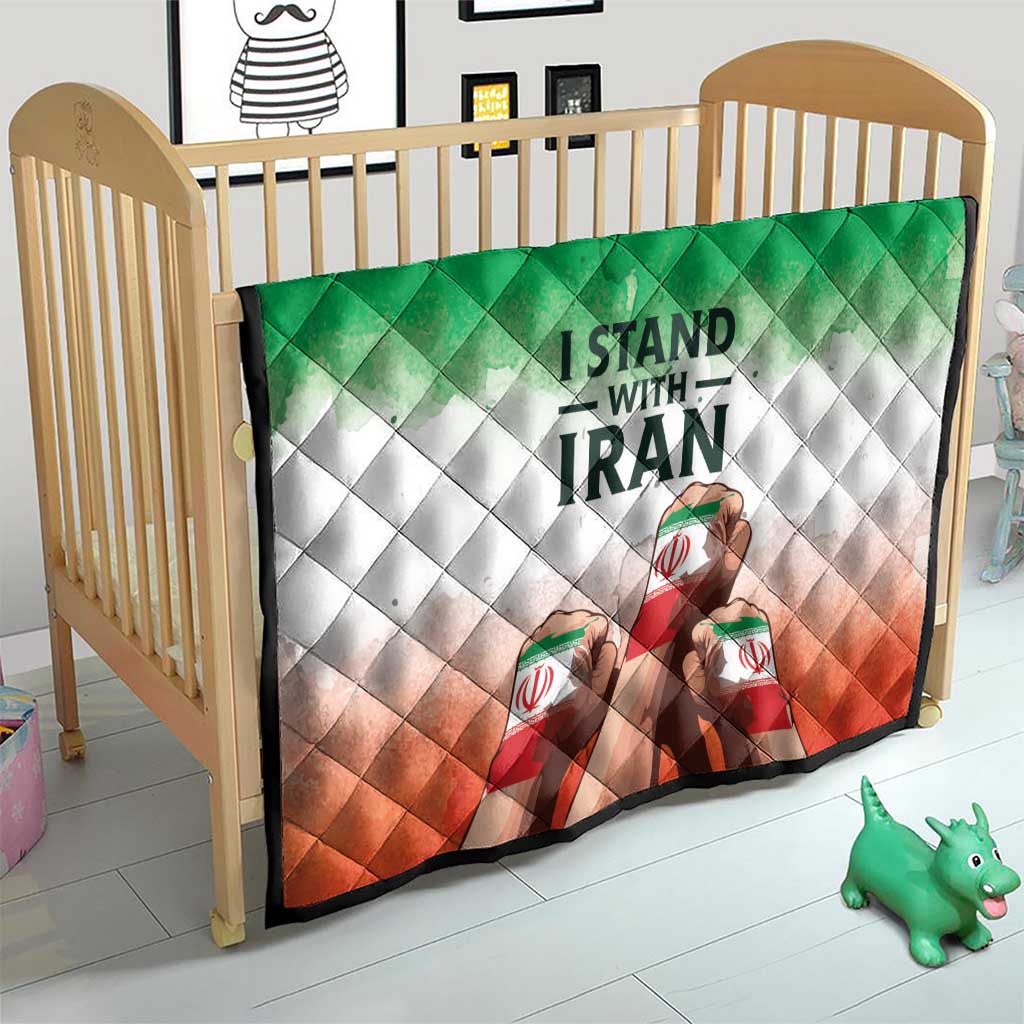 I Stand With Iran Quilt Freedom for the Iranian People