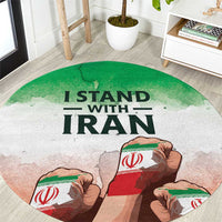 I Stand With Iran Round Carpet Freedom for the Iranian People