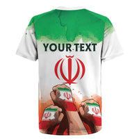 I Stand With Iran Personalized Rugby Jersey Freedom for the Iranian People