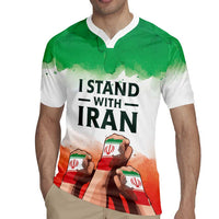 I Stand With Iran Personalized Rugby Jersey Freedom for the Iranian People