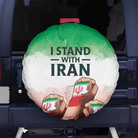 I Stand With Iran Spare Tire Cover Freedom for the Iranian People