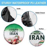 I Stand With Iran Spare Tire Cover Freedom for the Iranian People