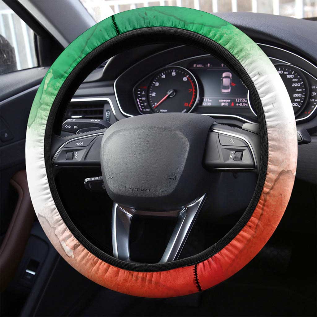 I Stand With Iran Steering Wheel Cover Freedom for the Iranian People