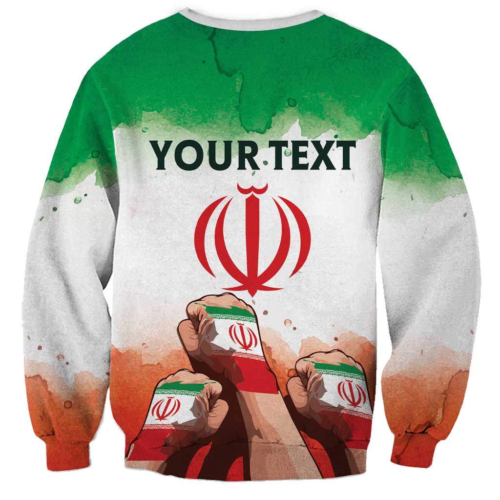 I Stand With Iran Personalized Sweatshirt Freedom for the Iranian People