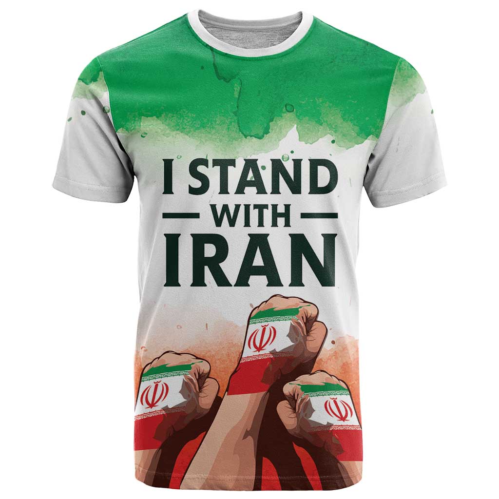 I Stand With Iran Personalized T Shirt Freedom for the Iranian People