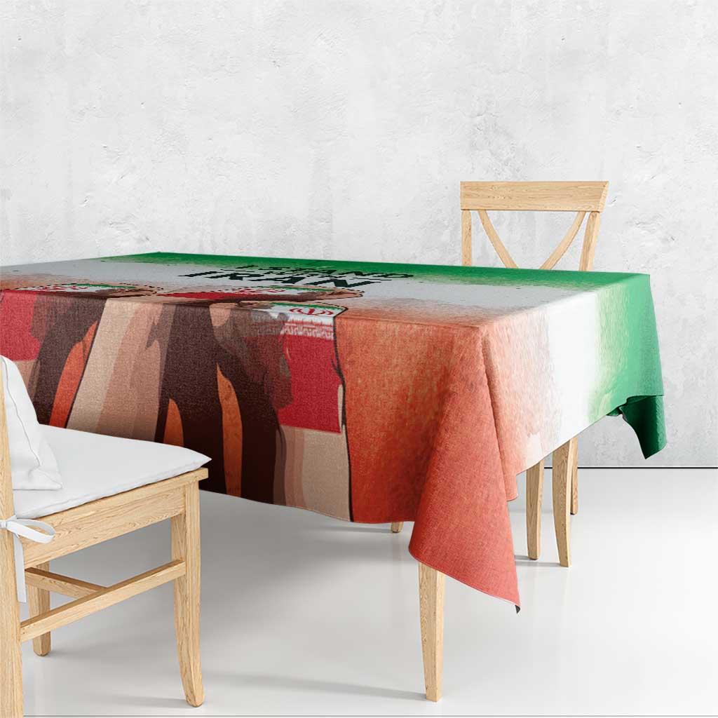 I Stand With Iran Tablecloth Freedom for the Iranian People