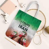I Stand With Iran Tote Bag Freedom for the Iranian People