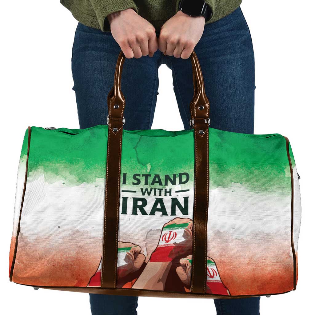 I Stand With Iran Travel Bag Freedom for the Iranian People