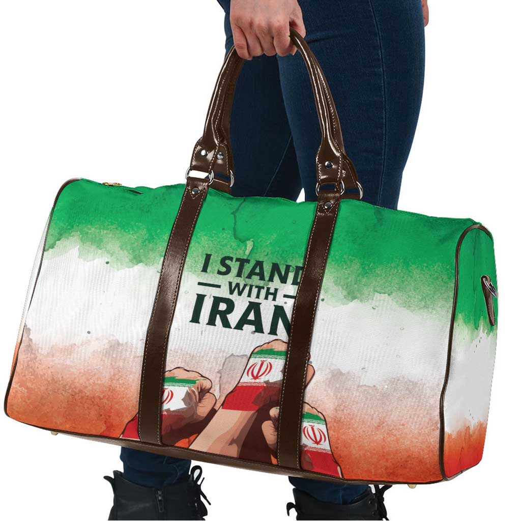 I Stand With Iran Travel Bag Freedom for the Iranian People