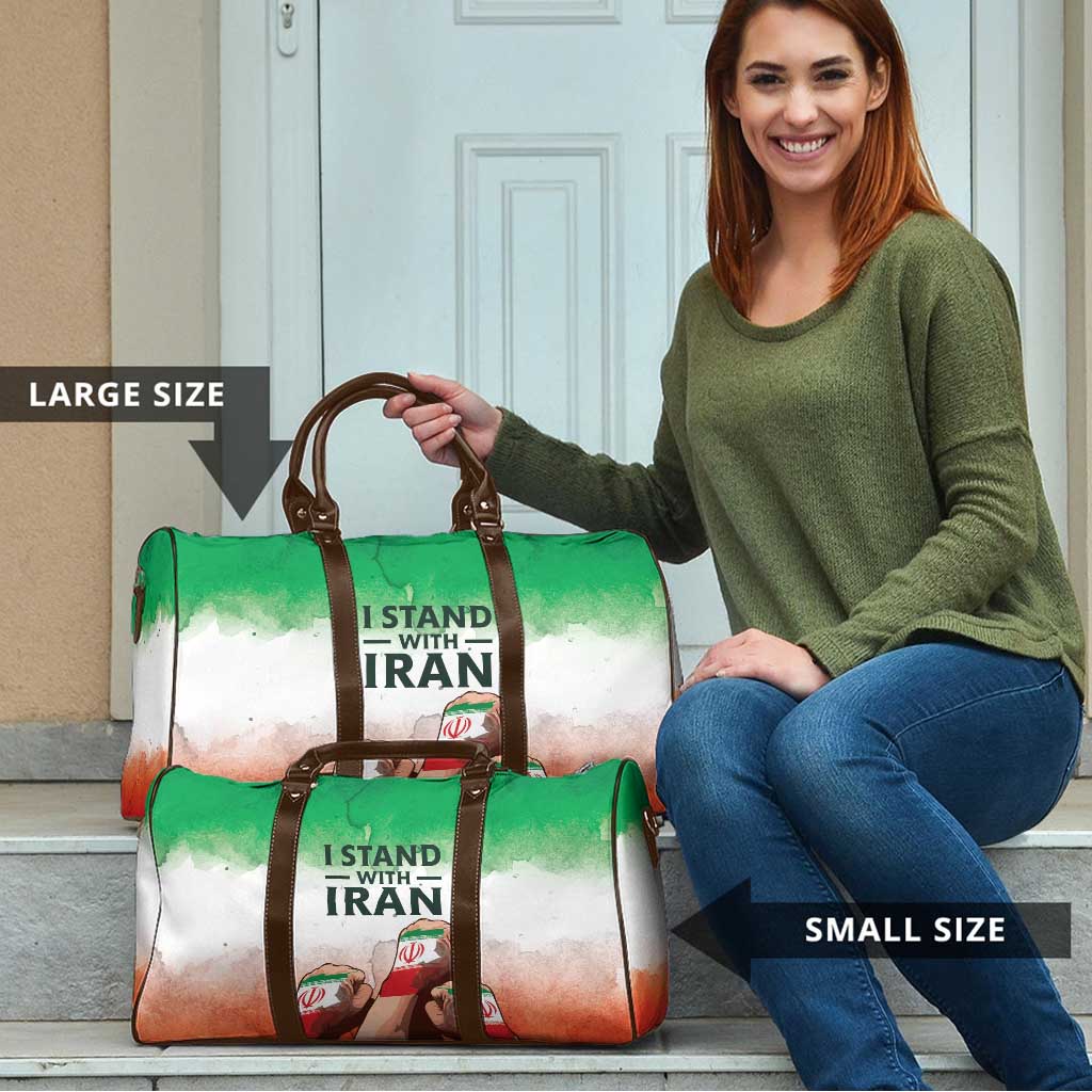 I Stand With Iran Travel Bag Freedom for the Iranian People
