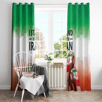 I Stand With Iran Window Curtain Freedom for the Iranian People