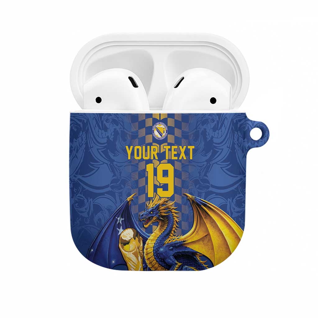 Custom World Football Bosnia and Herzegovina AirPods Case Go Zmajevi Dragons Road To 2026