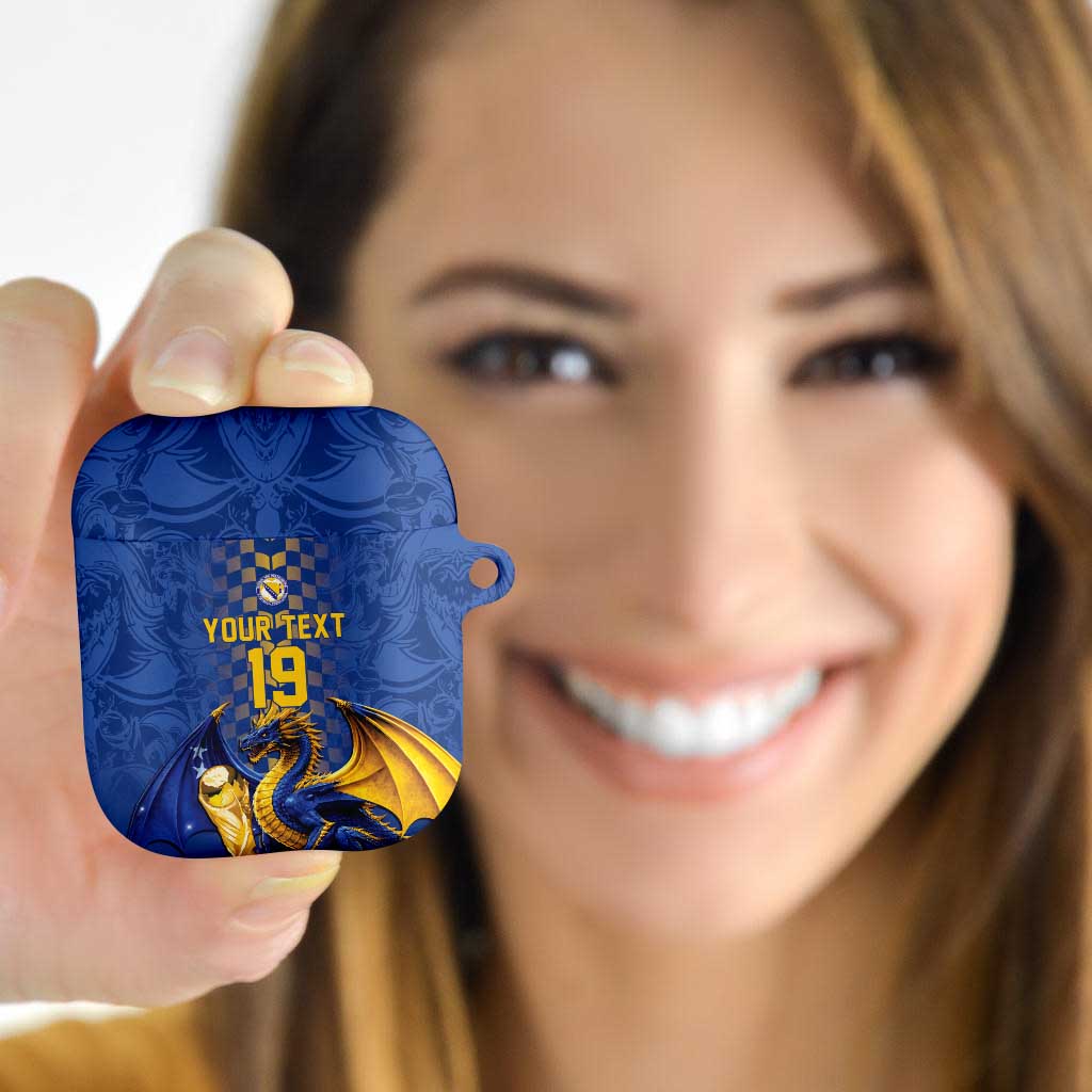 Custom World Football Bosnia and Herzegovina AirPods Case Go Zmajevi Dragons Road To 2026