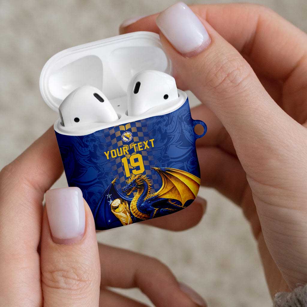 Custom World Football Bosnia and Herzegovina AirPods Case Go Zmajevi Dragons Road To 2026