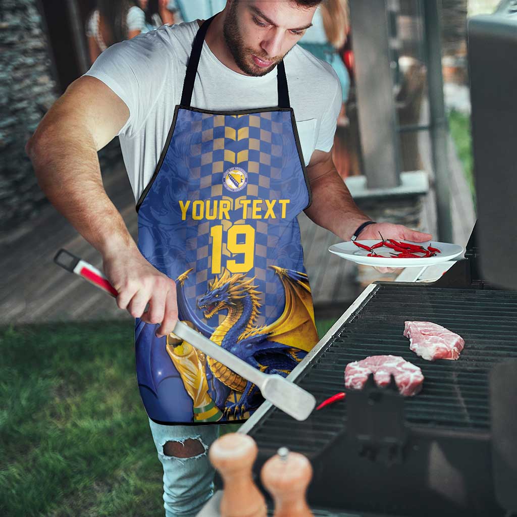 Custom World Football Bosnia and Herzegovina Apron Go Zmajevi Dragons Road To 2026