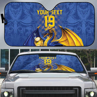 Custom World Football Bosnia and Herzegovina Auto Sun Shade Go Zmajevi Dragons Road To 2026