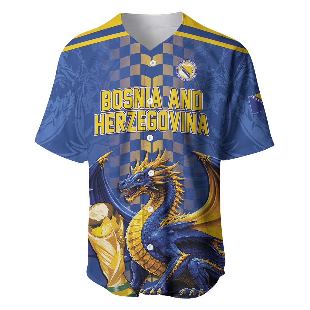Custom World Football Bosnia and Herzegovina Baseball Jersey Go Zmajevi Dragons Road To 2026
