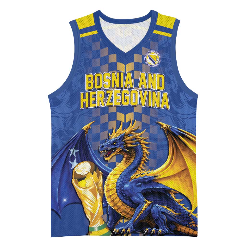 Custom World Football Bosnia and Herzegovina Basketball Jersey Go Zmajevi Dragons Road To 2026