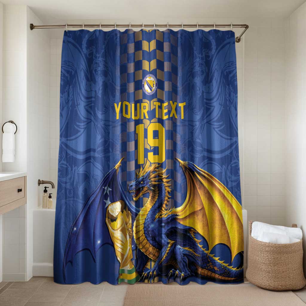 Custom World Football Bosnia and Herzegovina Bathroom Set Go Zmajevi Dragons Road To 2026